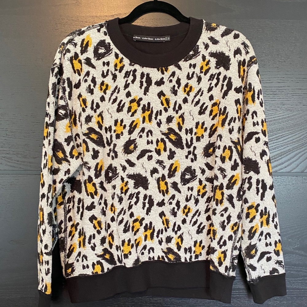 & Other stories - leopard print knit sweater